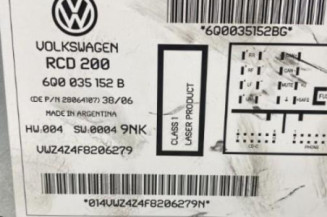 Autoradio d'origine VOLKSWAGEN POLO 4