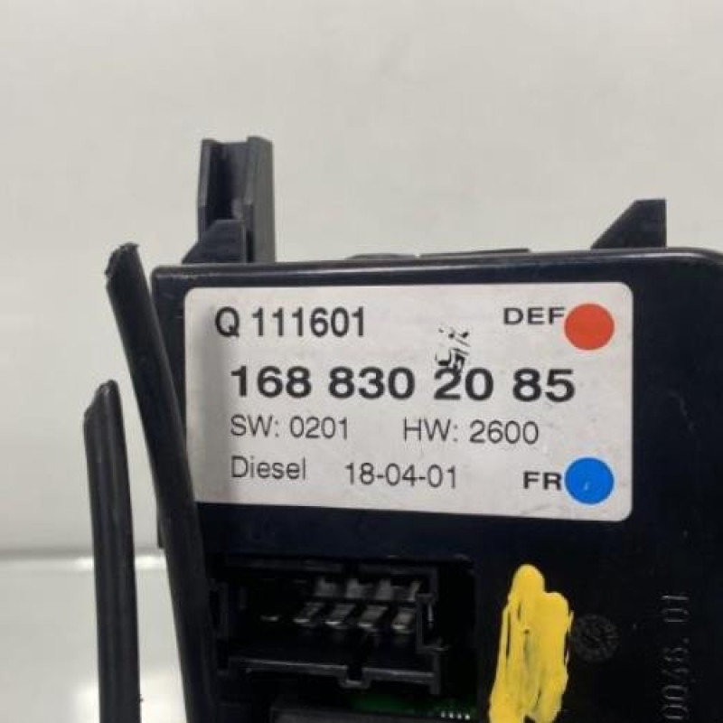 Commande chauffage MERCEDES CLASSE A 168 Photo n°3
