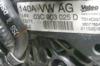 Alternateur VOLKSWAGEN GOLF 6 Photo n°1