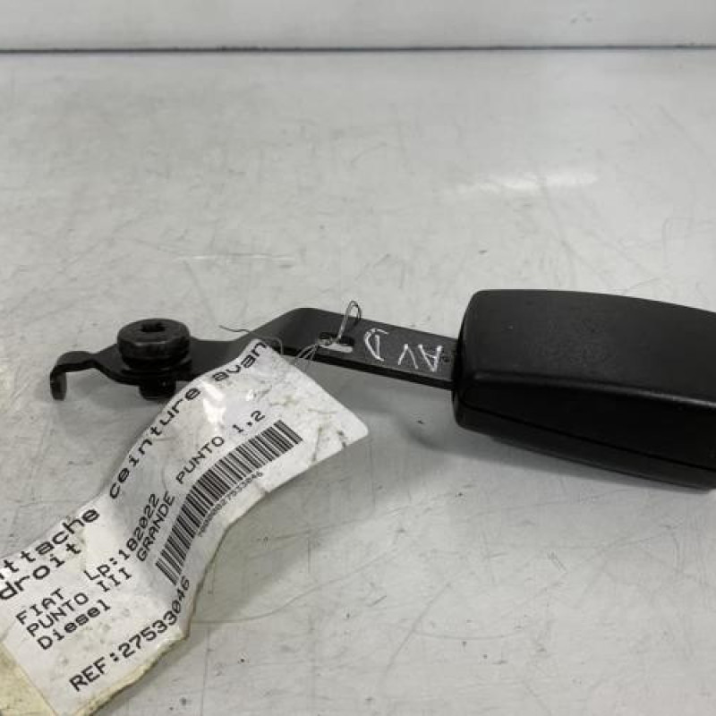 Attache ceinture avant droit FIAT GRANDE PUNTO Photo n°3