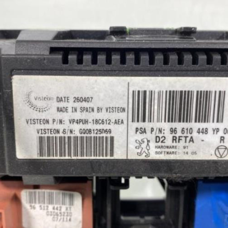 Commande chauffage PEUGEOT 407 Photo n°3