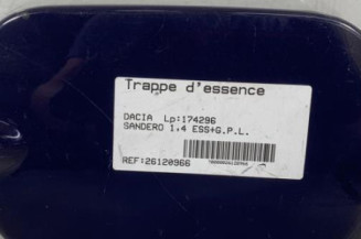 Trappe d'essence DACIA SANDERO 1 Photo n°1