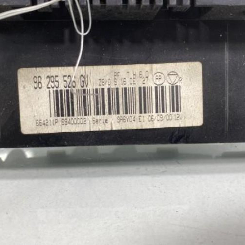 Commande chauffage PEUGEOT 607 Photo n°2