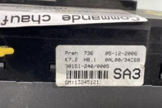Commande chauffage OPEL ASTRA H