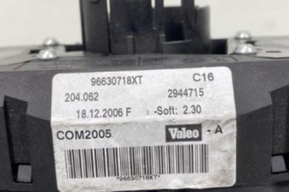 Com (Bloc Contacteur Tournant+Commodo Essuie Glace+Commodo Phare) PEUGEOT 207