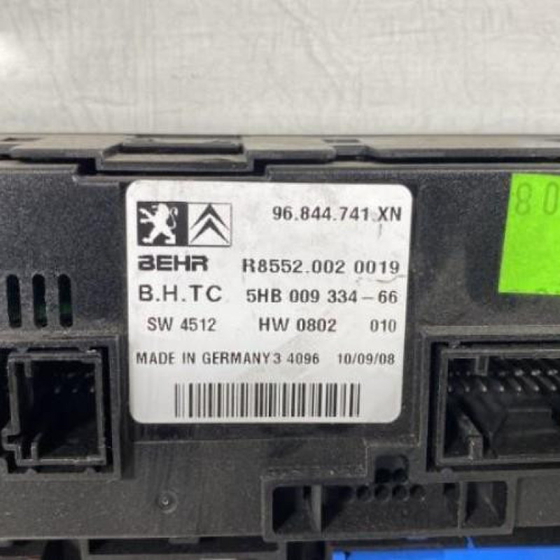 Commande chauffage PEUGEOT 407 Photo n°3