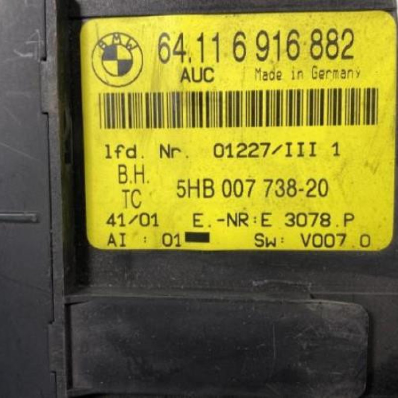 Commande chauffage BMW SERIE 3 E46 Photo n°3