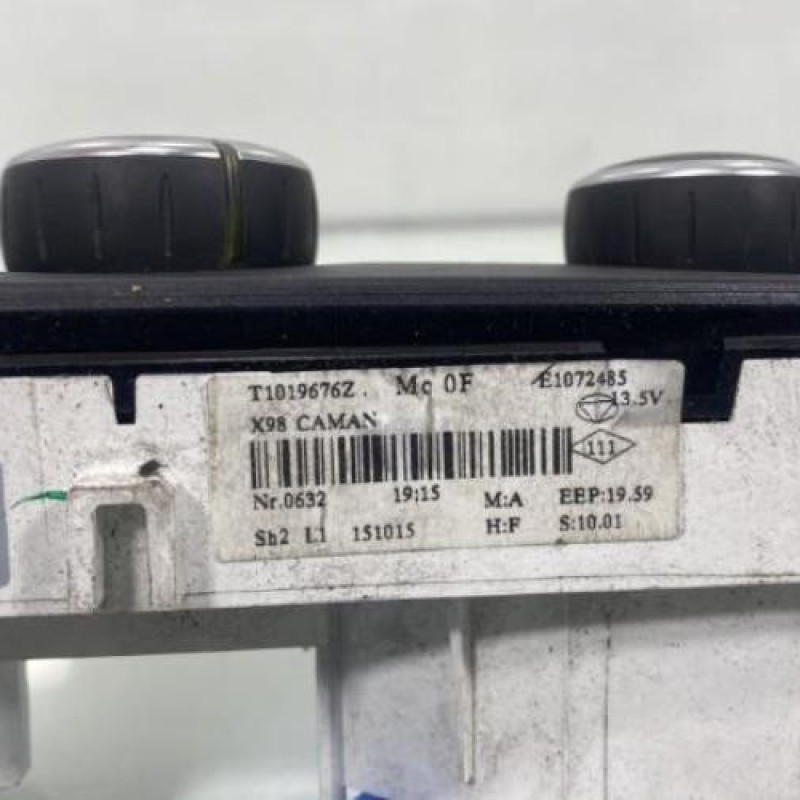 Commande chauffage RENAULT CLIO 4 Photo n°3
