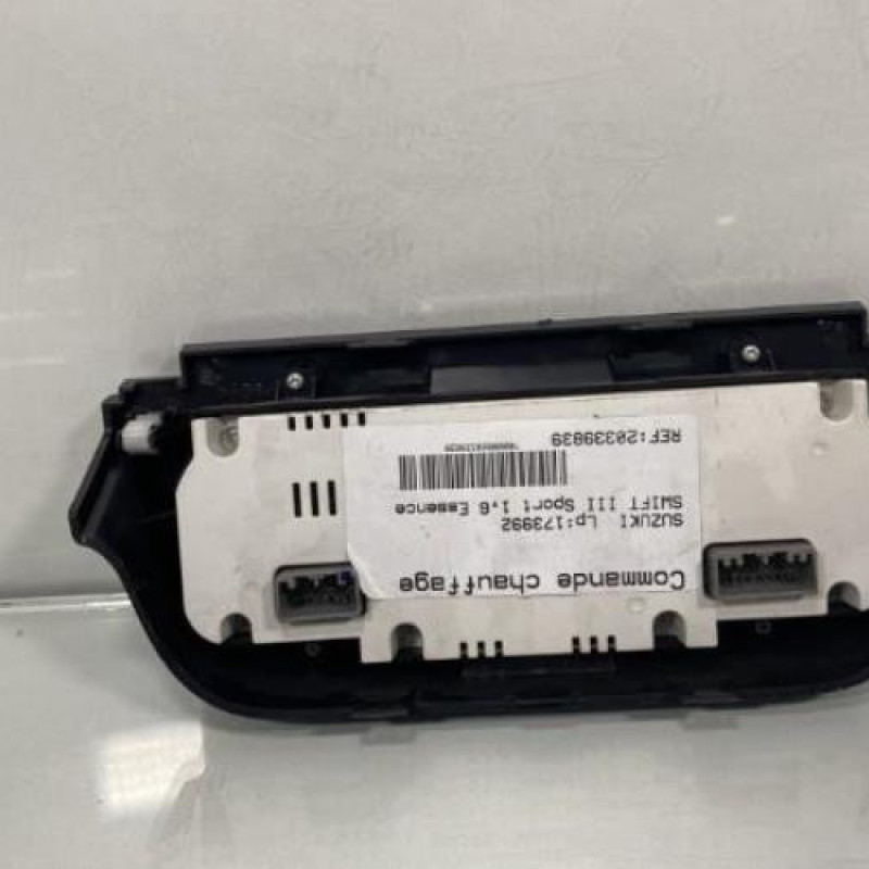 Commande chauffage SUZUKI SWIFT 3 Photo n°3