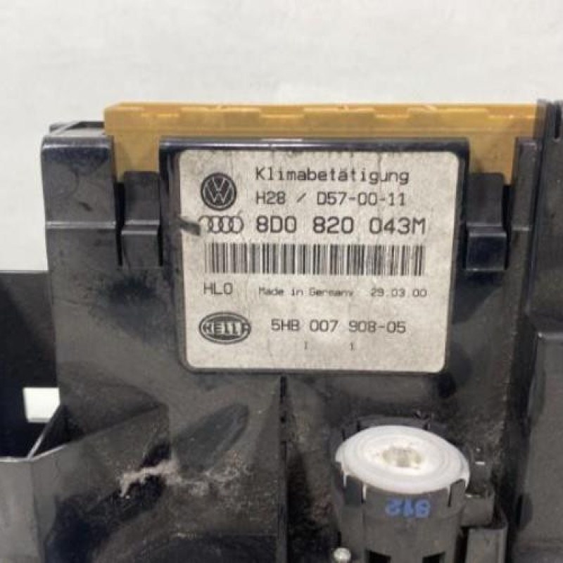 Commande chauffage AUDI A4 1 Photo n°2