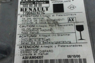 Boitier air bag RENAULT SCENIC 1 Photo n°1