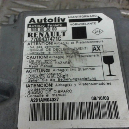 Boitier air bag RENAULT SCENIC 1 Photo n°1