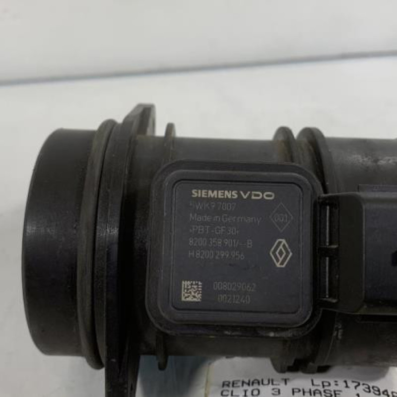 Debitmetre RENAULT CLIO 3 Photo n°2