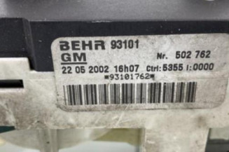 Commande chauffage OPEL ZAFIRA A