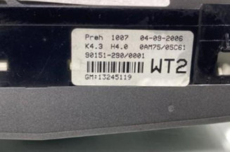 Commande chauffage OPEL ZAFIRA B