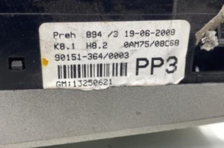 Commande chauffage OPEL ZAFIRA B
