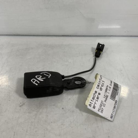 Attache ceinture arriere droit PEUGEOT 207 Photo n°1