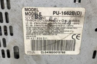 Autoradio d'origine PEUGEOT 607