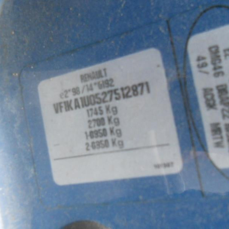 Malle/Hayon arriere RENAULT MEGANE 1 Photo n°9