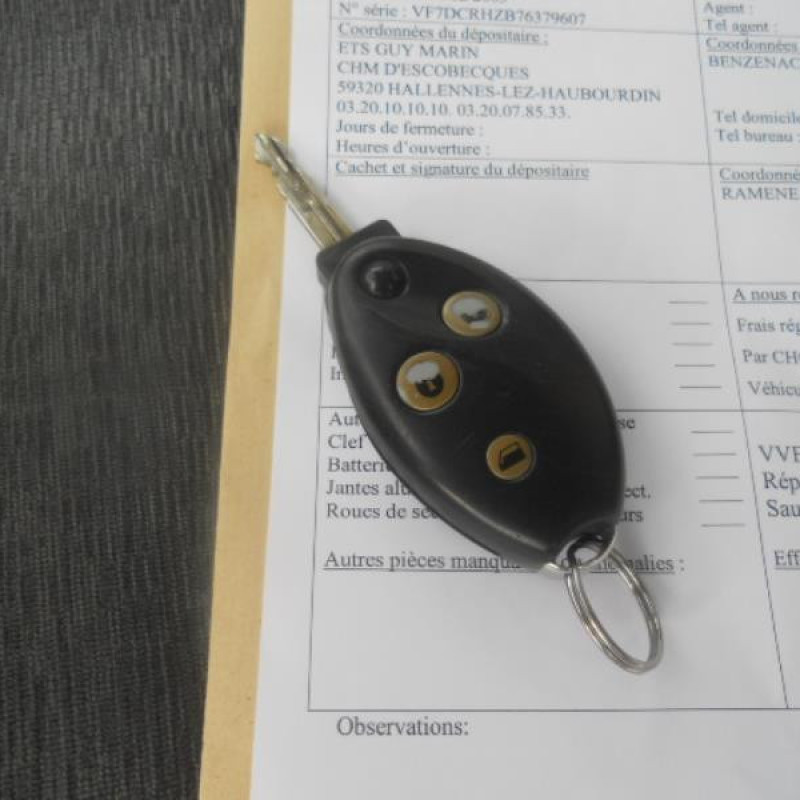 Renfort pare choc arriere (traverse) CITROEN C5 1 Photo n°9