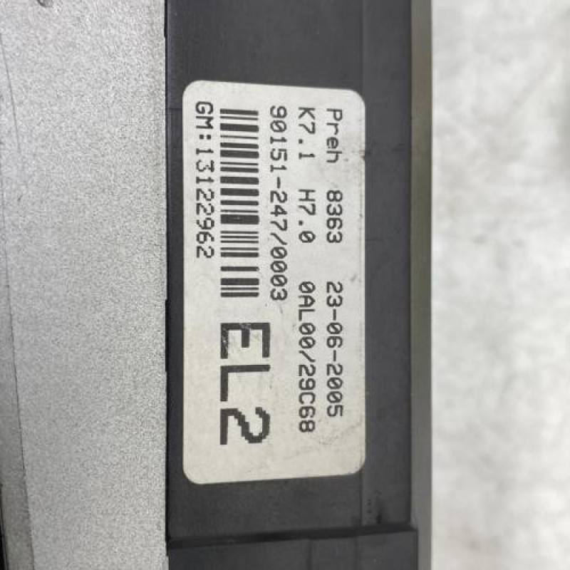 Commande chauffage OPEL ASTRA H Photo n°1