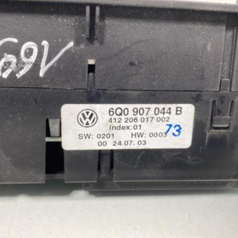 Commande chauffage VOLKSWAGEN POLO 4 Photo n°3