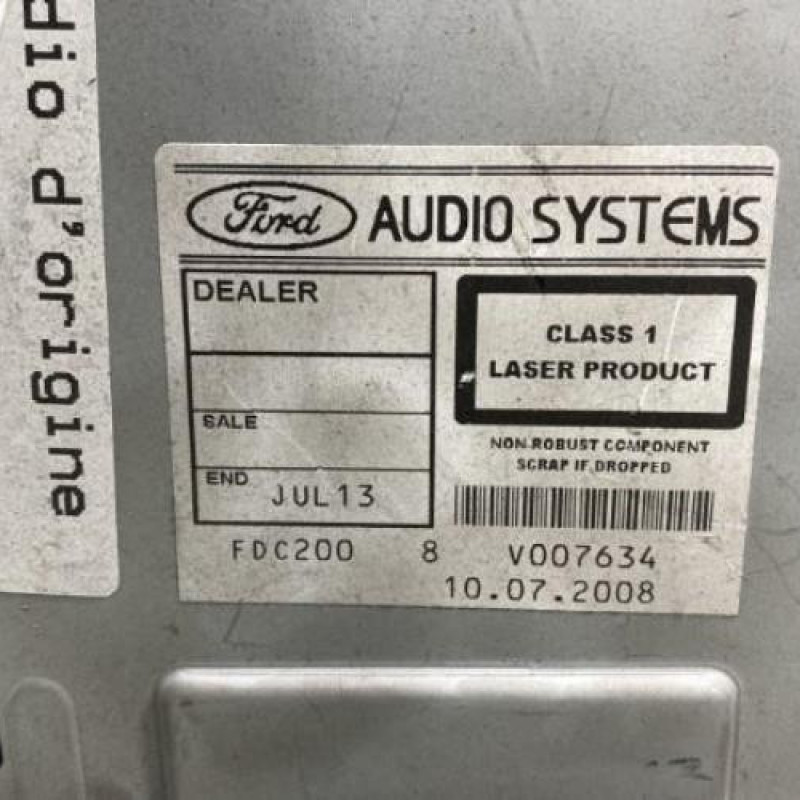 Autoradio d'origine FORD MONDEO 3 Photo n°2