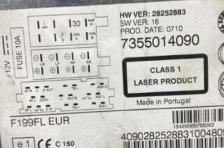 Autoradio d'origine FIAT PUNTO EVO 3
