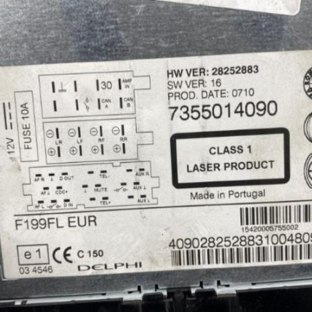 Autoradio d'origine FIAT PUNTO EVO 3