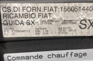 Commande chauffage ALFA ROMEO 156