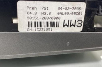 Commande chauffage OPEL ASTRA H
