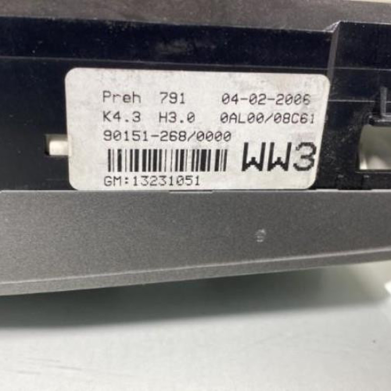 Commande chauffage OPEL ASTRA H Photo n°3