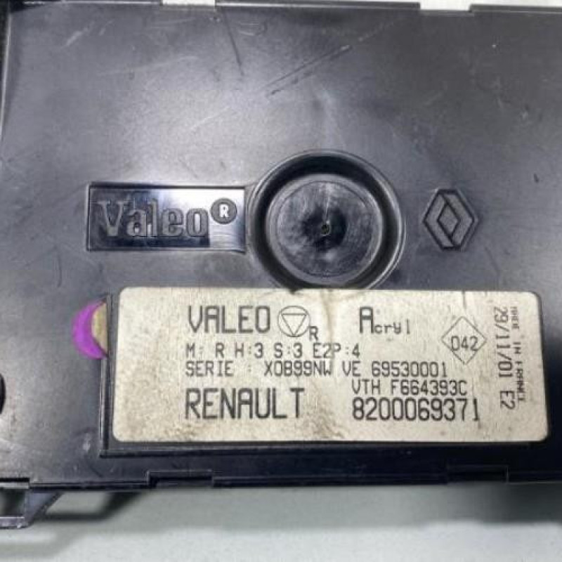 Commande chauffage RENAULT CLIO 2 Photo n°3