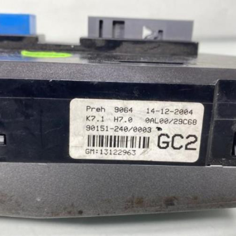 Commande chauffage OPEL ASTRA H Photo n°2