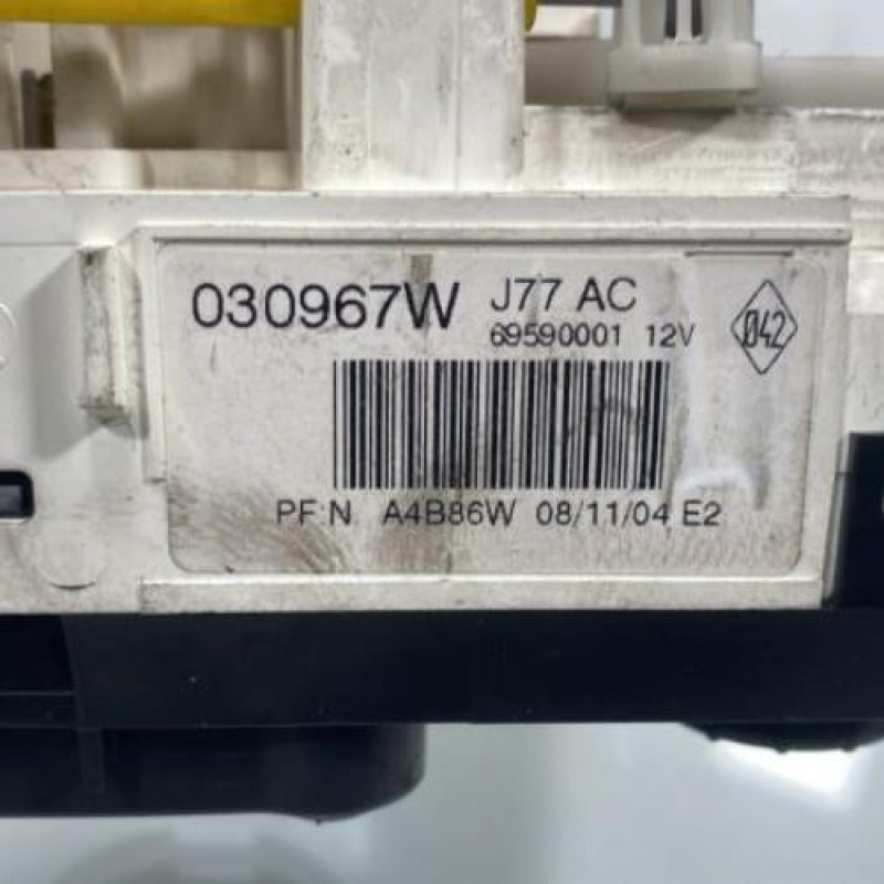 Commande chauffage RENAULT MODUS Photo n°3