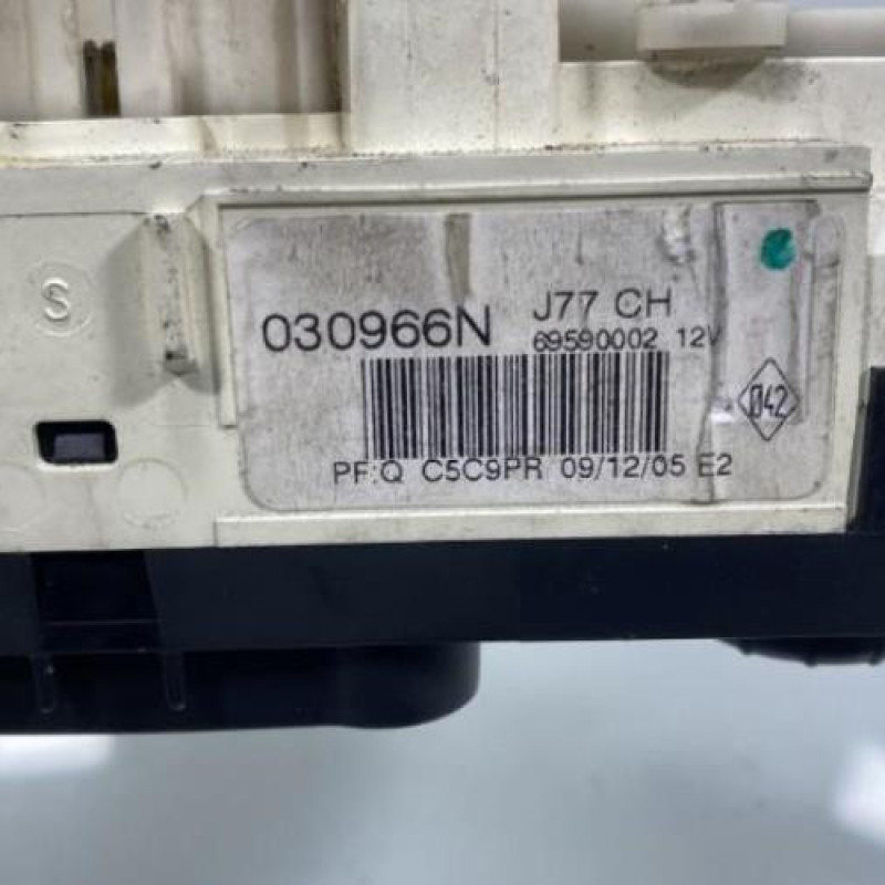 Commande chauffage RENAULT CLIO 3 Photo n°3