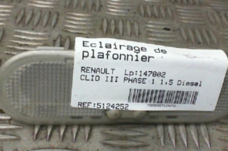 Eclairage de plafonnier RENAULT CLIO 3 Photo n°1