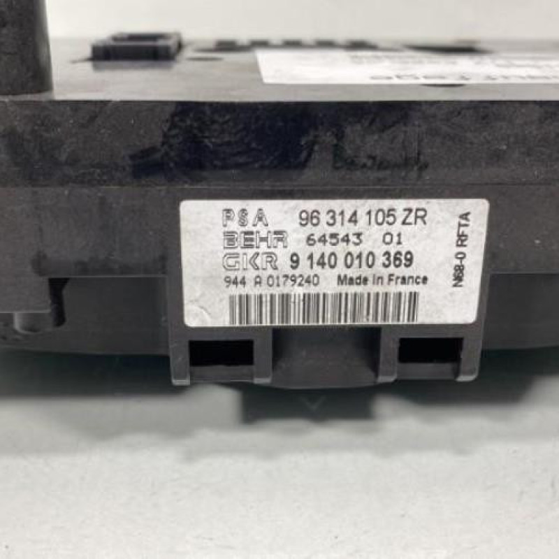 Commande chauffage CITROEN XSARA PICASSO Photo n°2