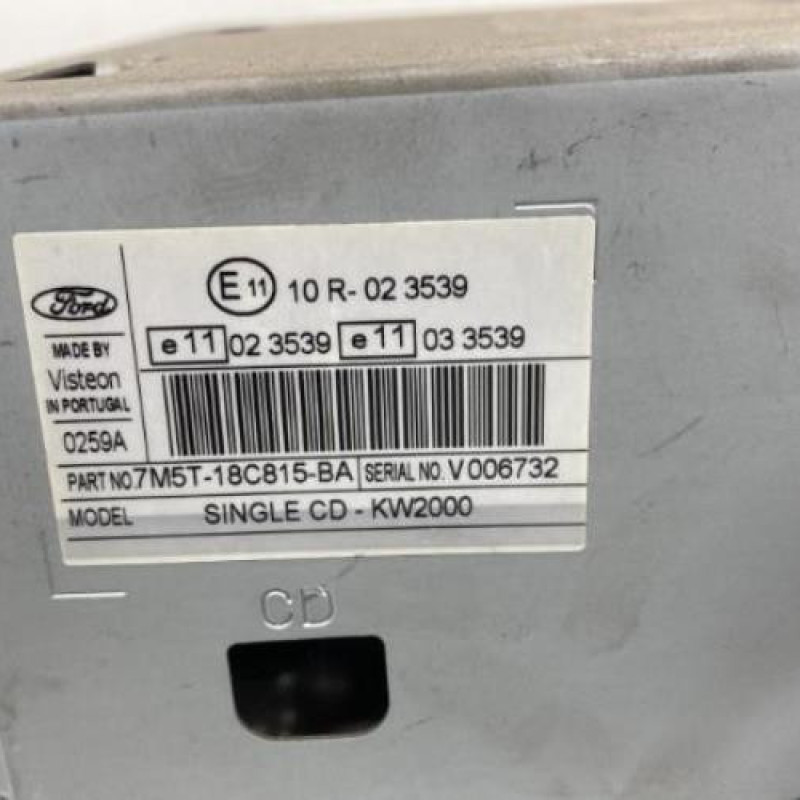 Autoradio d'origine FORD FOCUS 2 Photo n°3