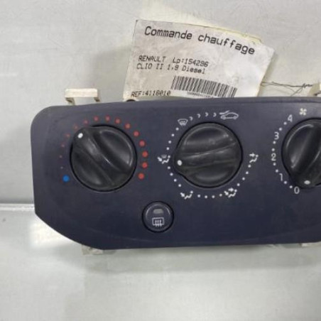 Commande chauffage RENAULT CLIO 2 Photo n°1