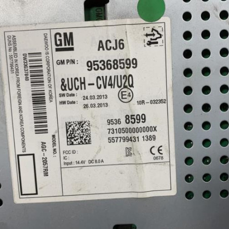 Autoradio d'origine CHEVROLET SPARK
