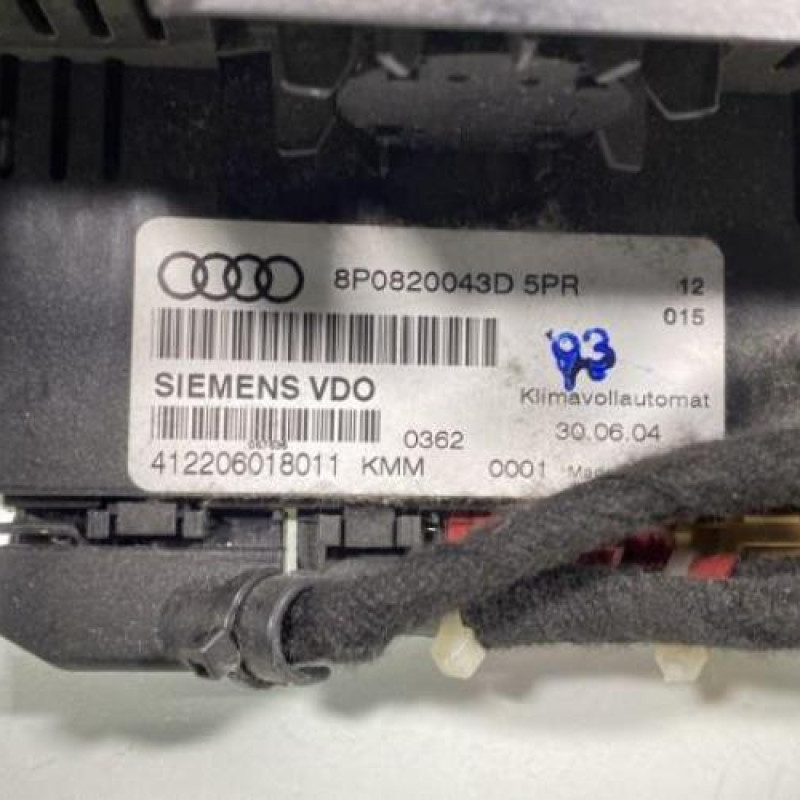 Commande chauffage AUDI A3 Photo n°3