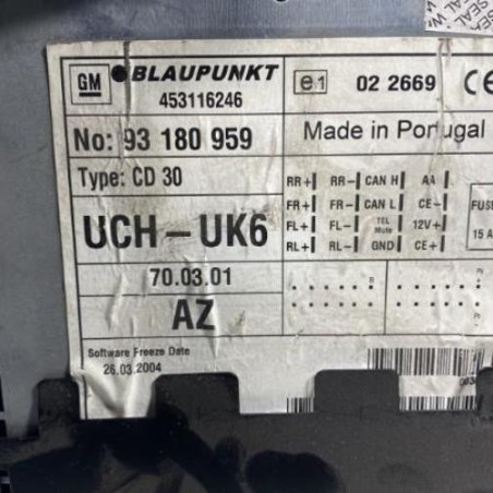 Autoradio d'origine OPEL ASTRA H