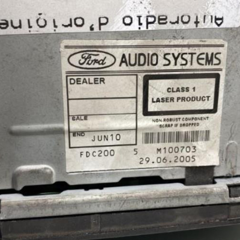 Autoradio d'origine FORD C-MAX 1 Photo n°2
