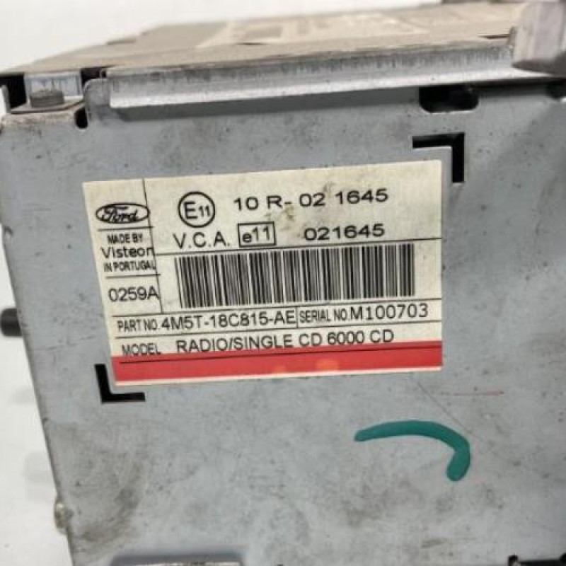 Autoradio d'origine FORD C-MAX 1 Photo n°3