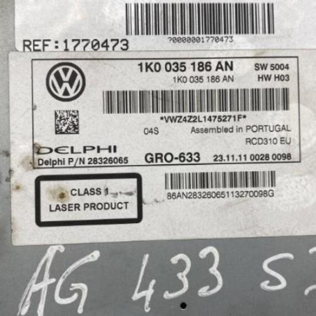 Autoradio d'origine VOLKSWAGEN GOLF 5