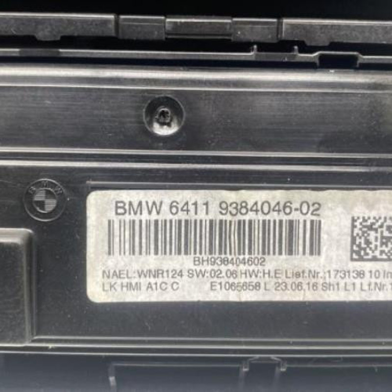 Commande chauffage BMW SERIE 1 F21 Photo n°8