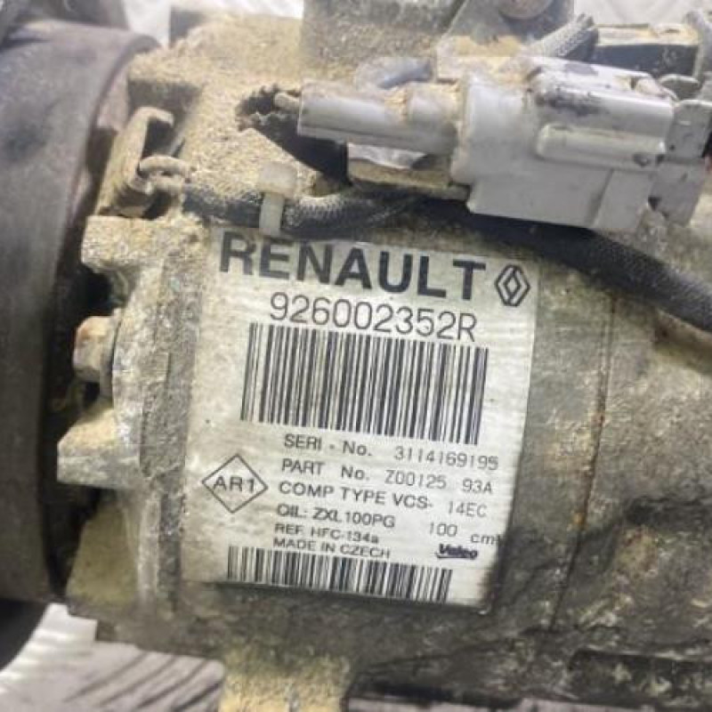 Compresseur clim RENAULT CLIO 4 Photo n°3