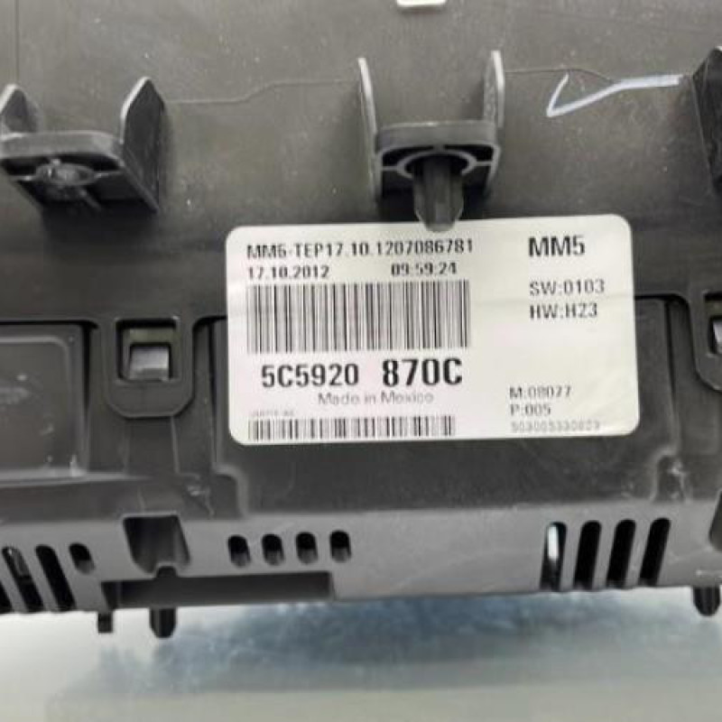 Compteur VOLKSWAGEN BEETLE 2 Photo n°5