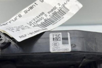 Serrure avant gauche CITROEN C4 GRAND PICASSO 2